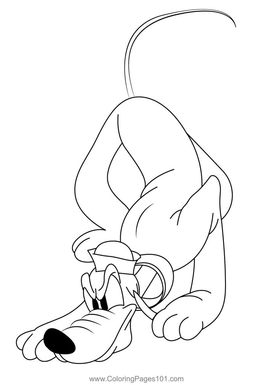 Pluto Coloring Pages 12