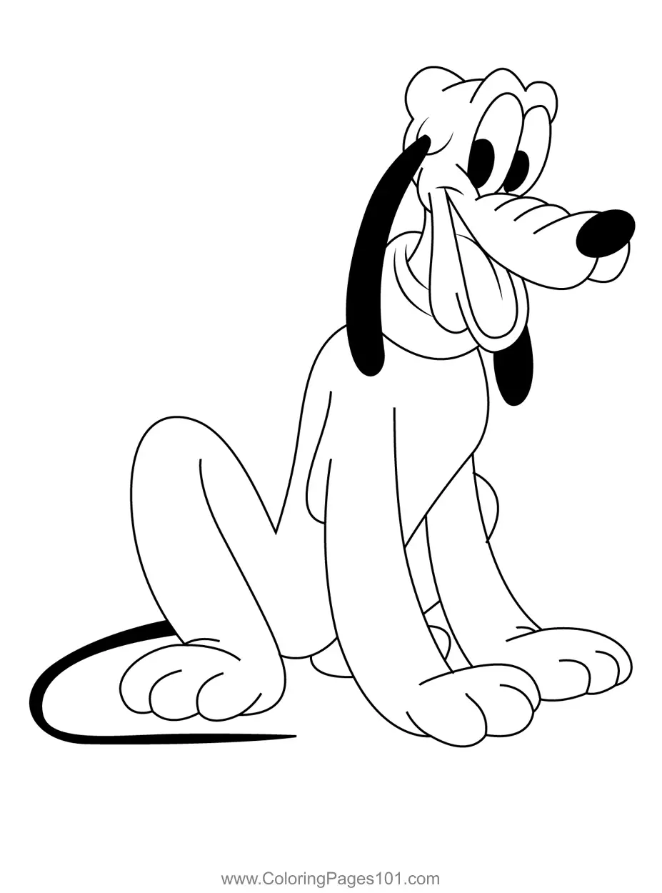 Pluto Coloring Pages 2