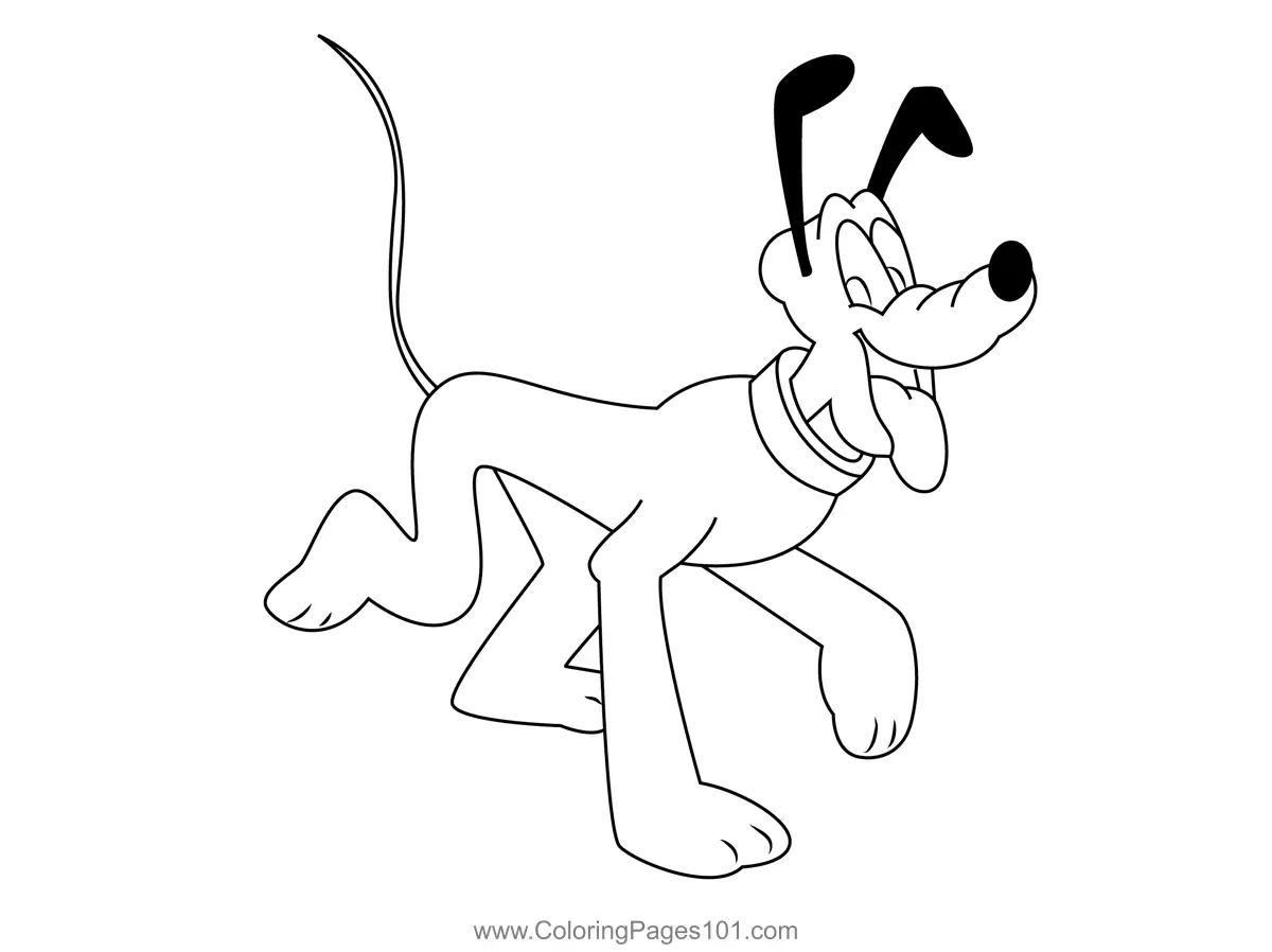 Pluto Coloring Pages 5