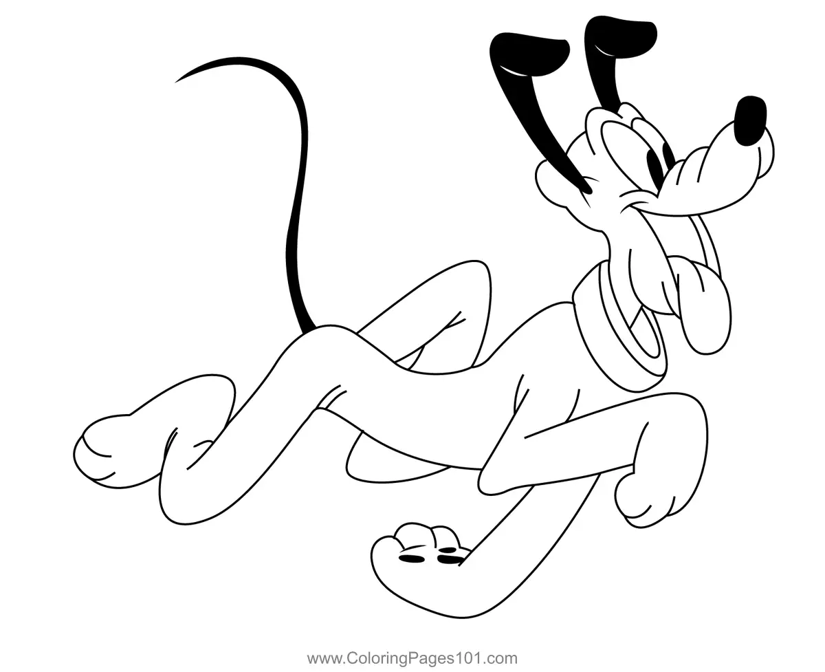 Pluto Coloring Pages 8