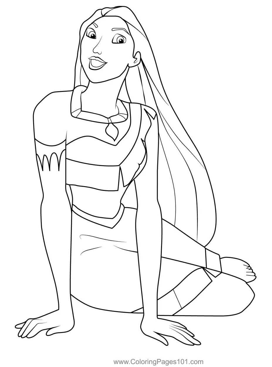 Pocahontas Coloring Pages 17