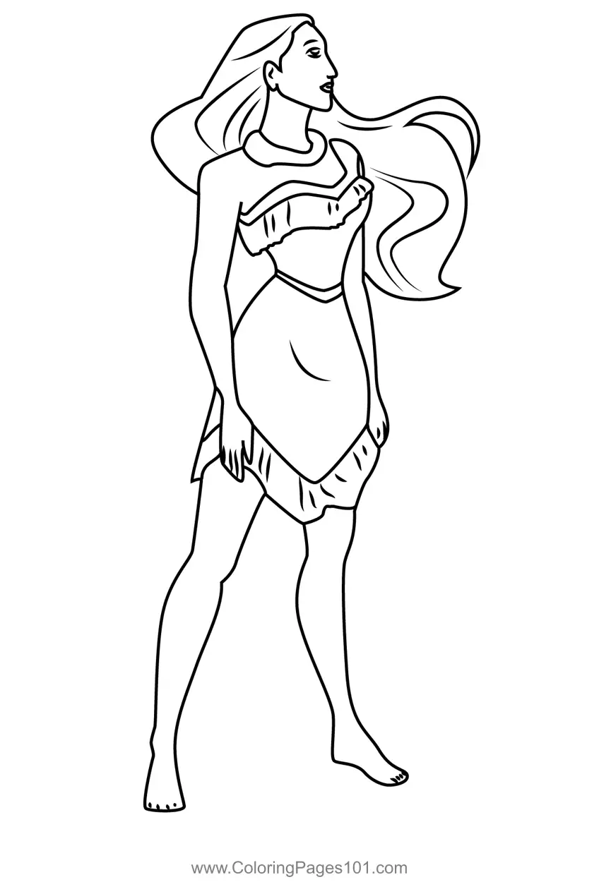 Pocahontas Coloring Pages 2