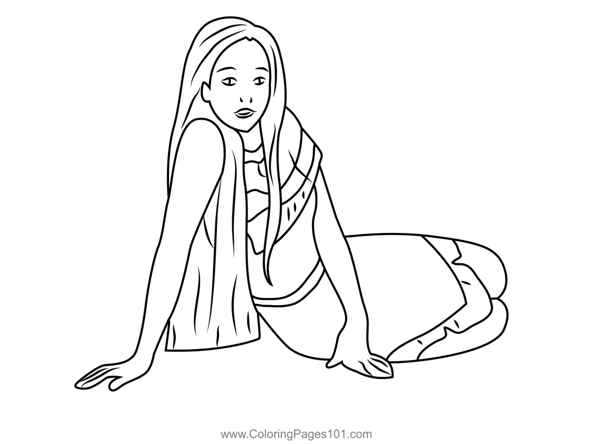 Pocahontas Coloring Pages 4