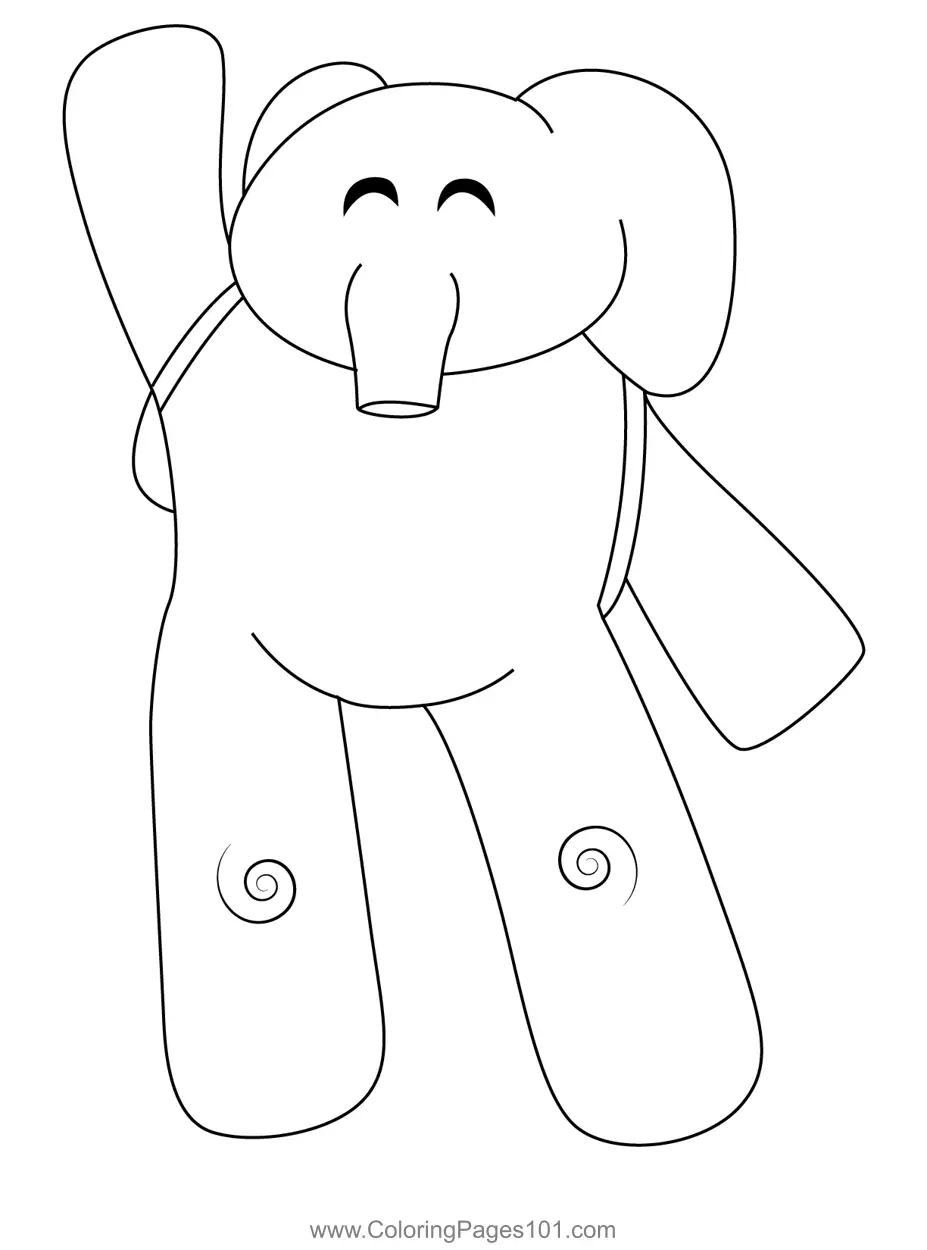 Pocoyo Coloring Pages 8