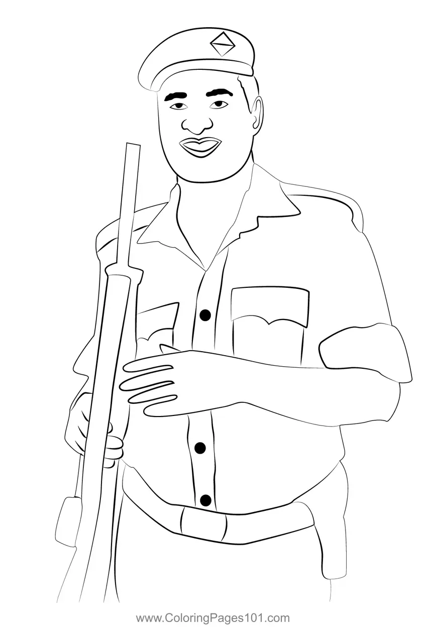 Police Coloring Pages 6