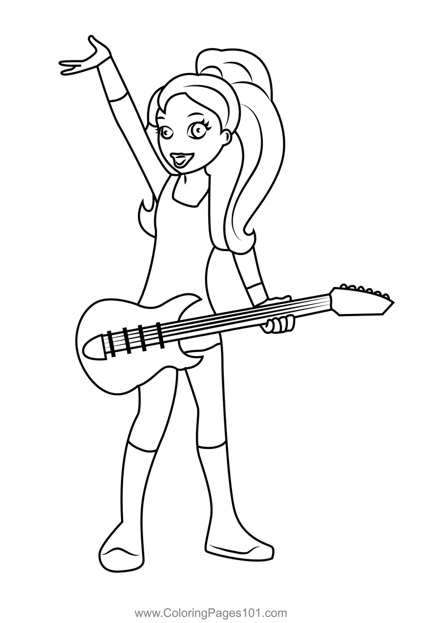 Polly Pocket Coloring Pages 4