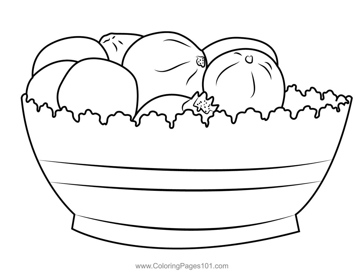 Pomegranate Coloring Pages 5