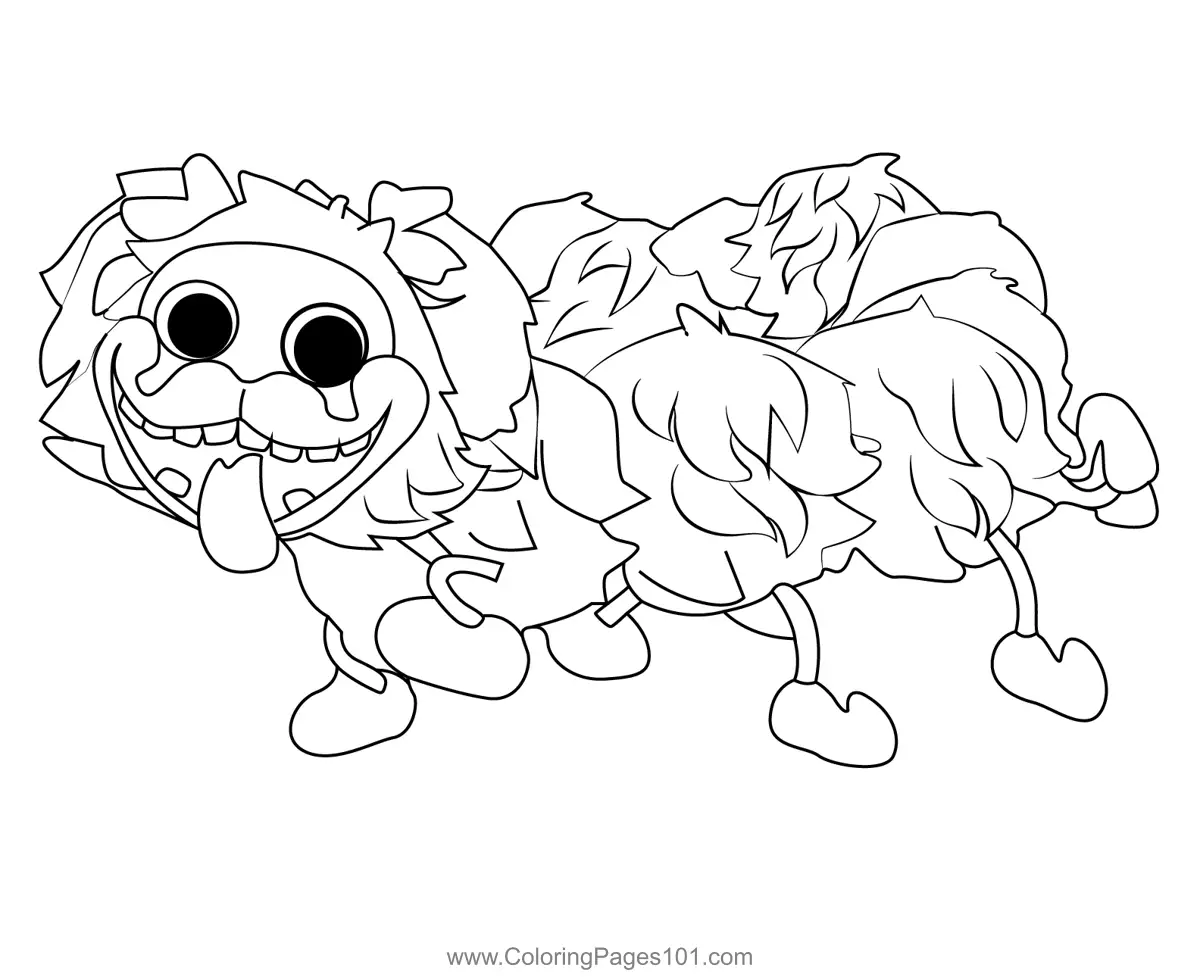 Poppy Playtime Coloring Pages 10