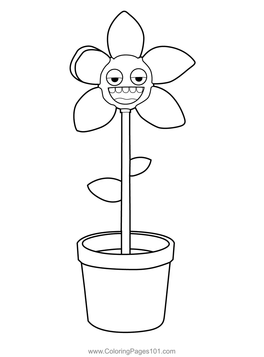 Poppy Playtime Coloring Pages 7