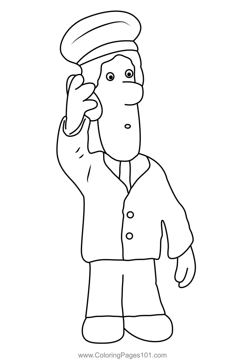 Postman Pat Coloring Pages 1