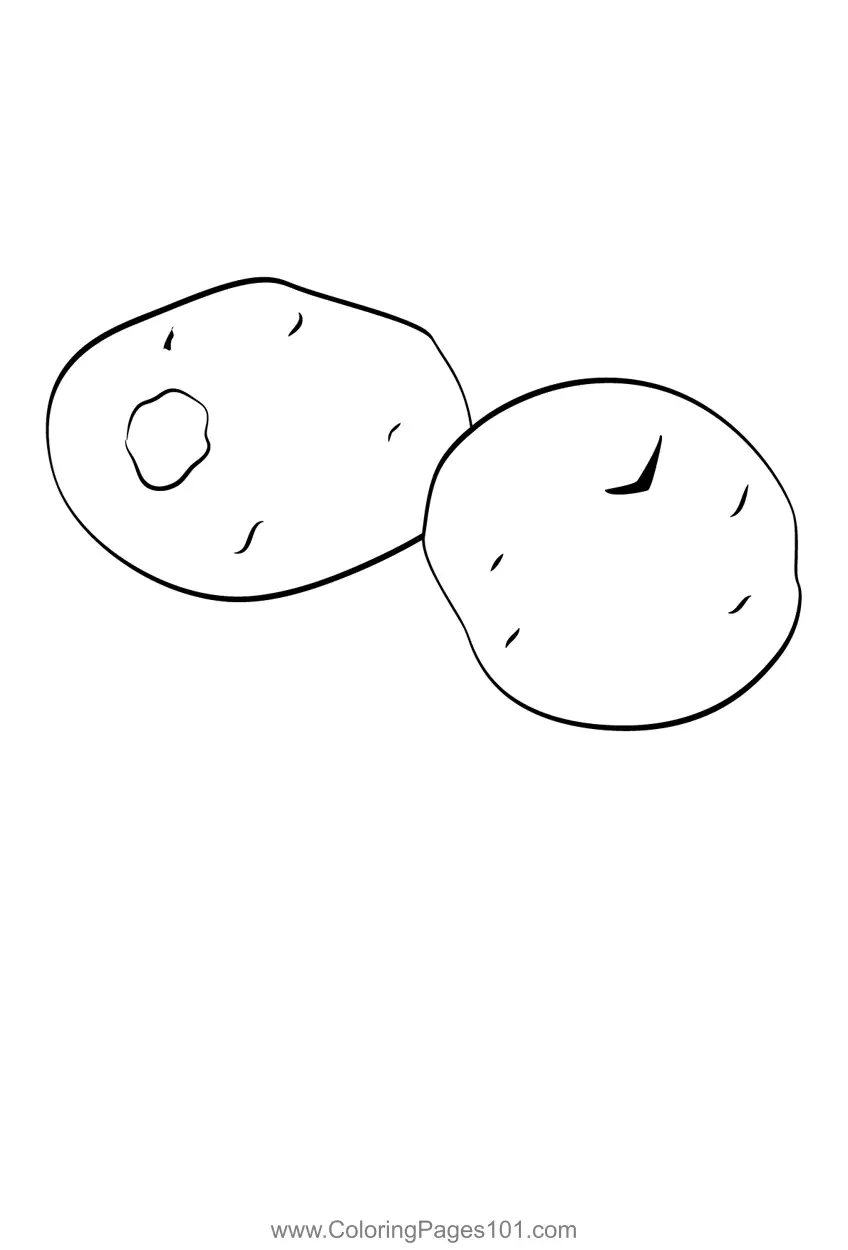 Potatoes Coloring Pages 5