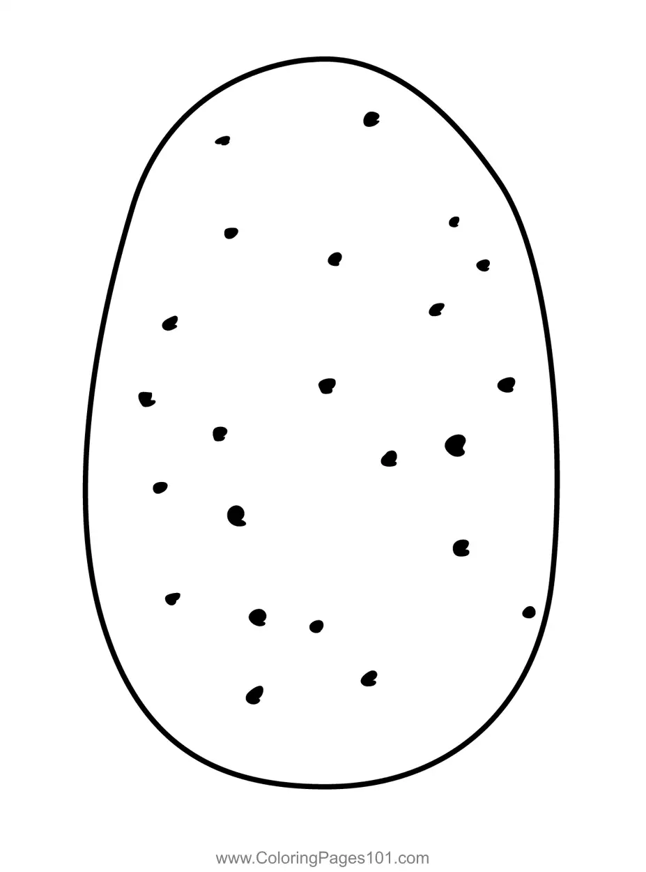 Potatoes Coloring Pages 6