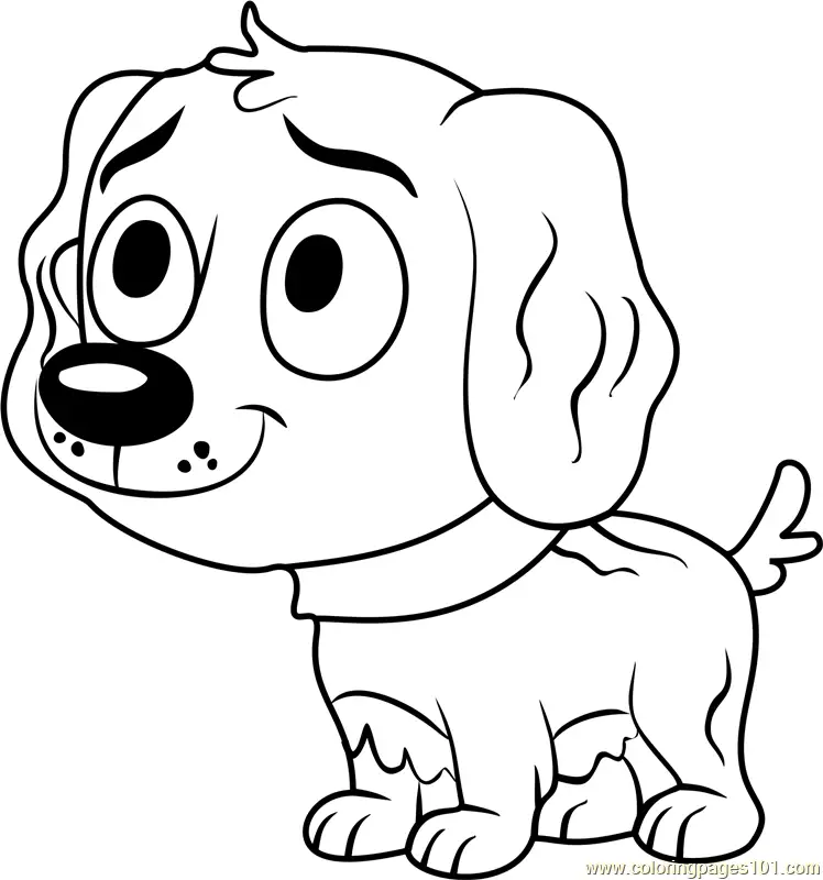 Pound Puppies Coloring Pages 11
