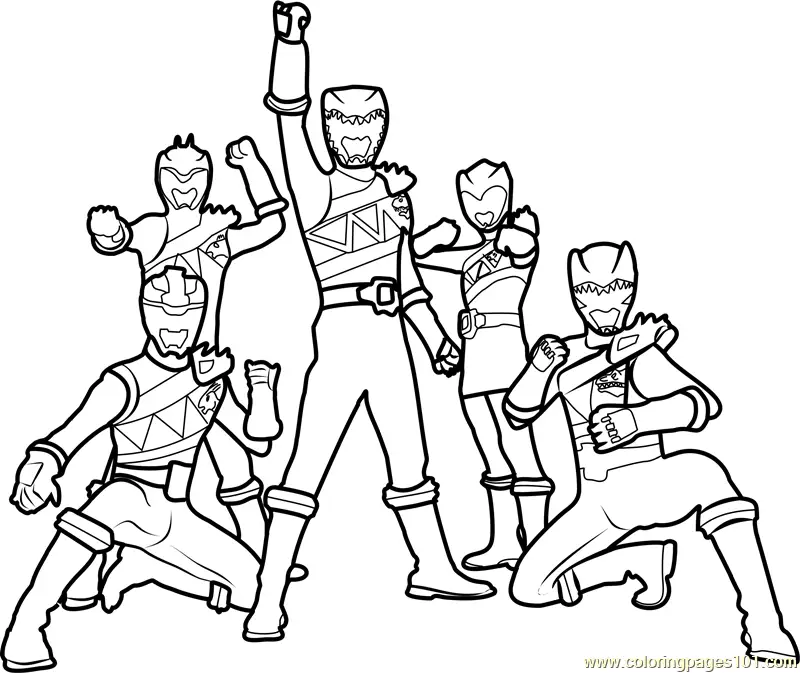Power Rangers Coloring Pages 4