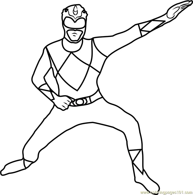 Power Rangers Coloring Pages 9