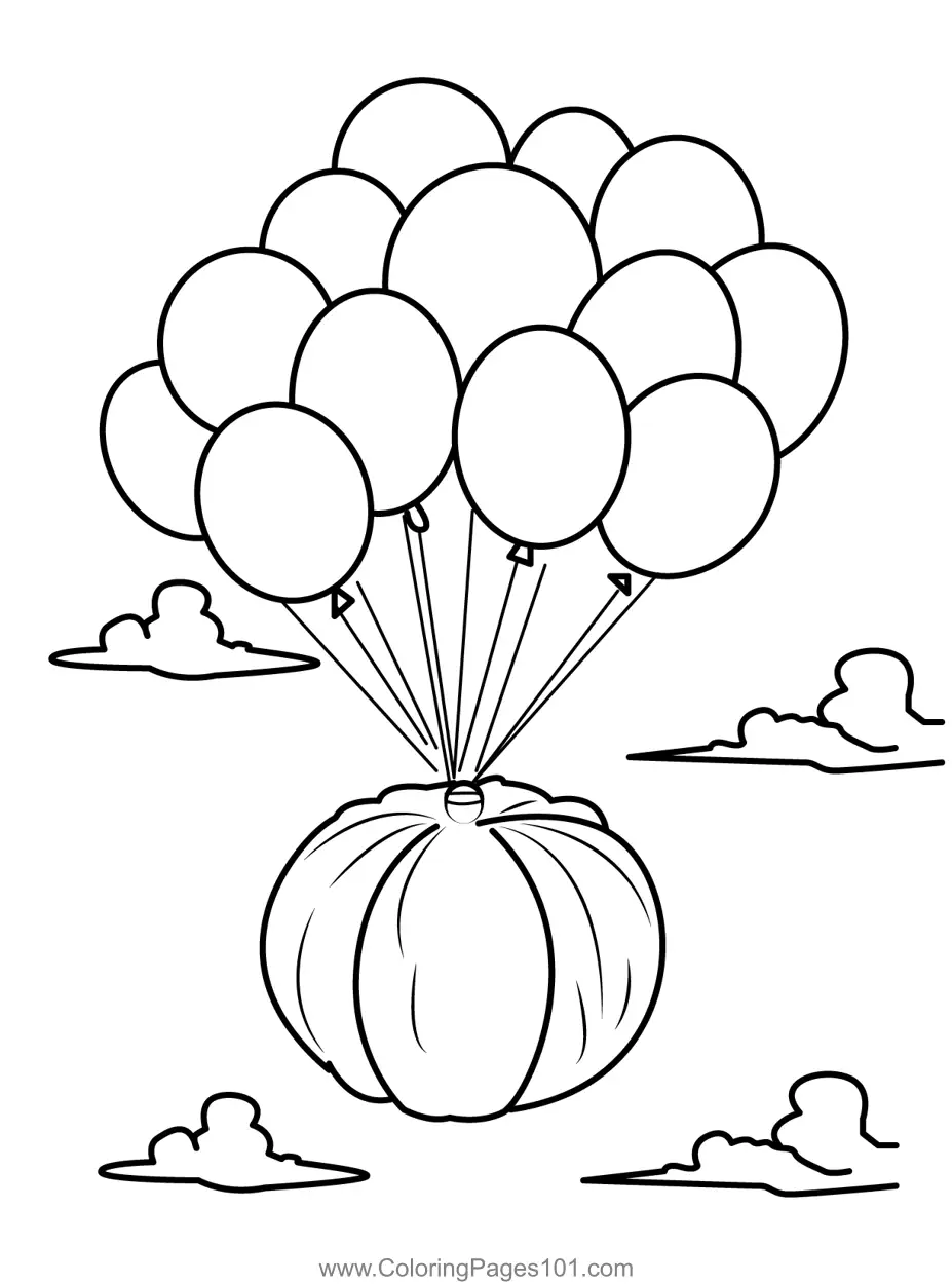 Pumpkin Coloring Pages 1
