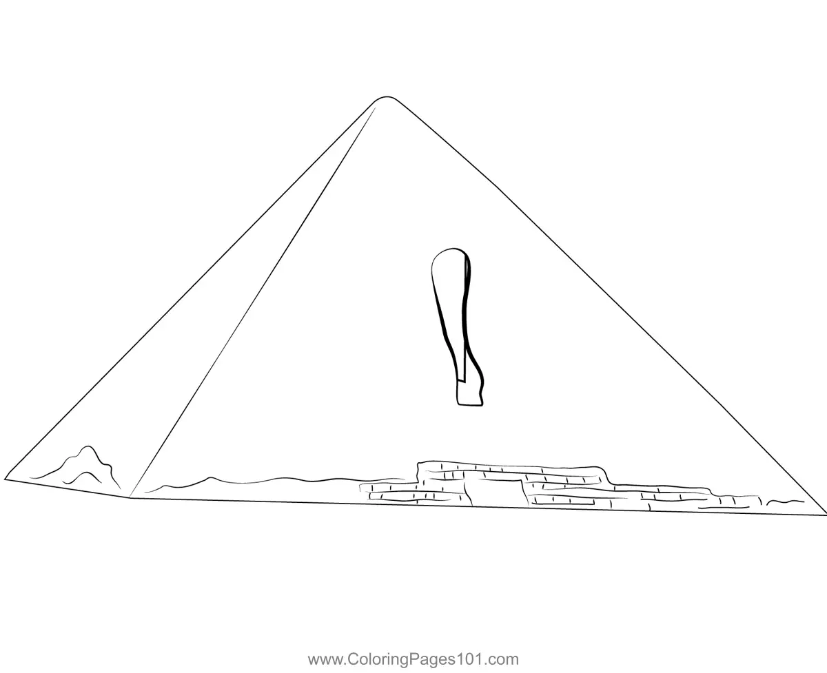 Pyramids Coloring Pages 4