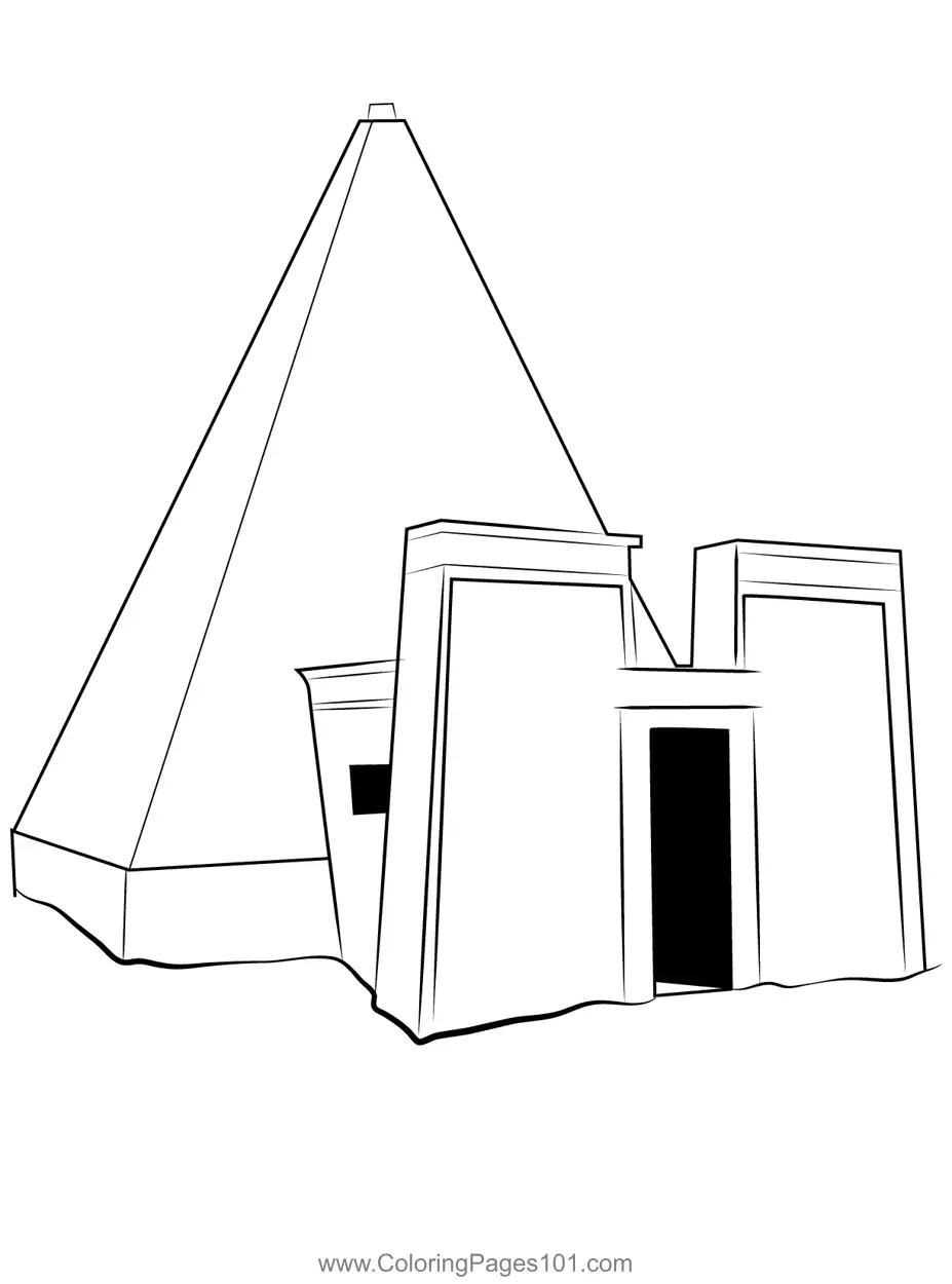 Pyramids Coloring Pages 6