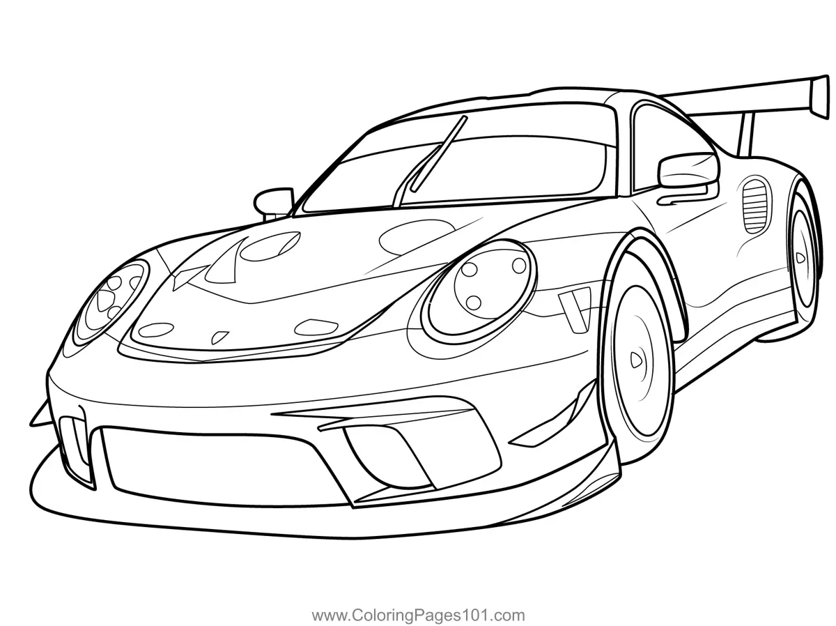 Racing Cars Coloring Pages 5