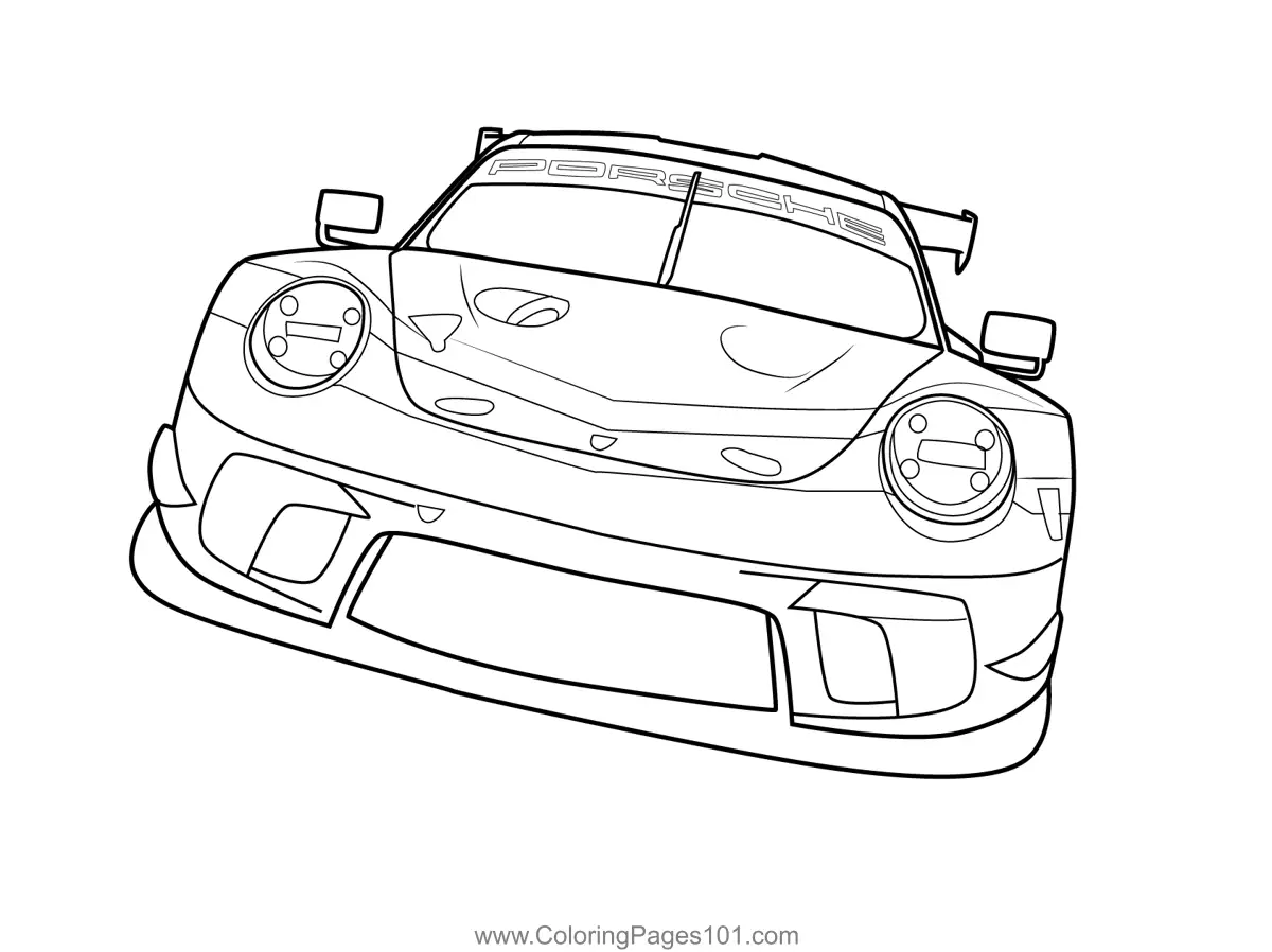 Racing Cars Coloring Pages 6
