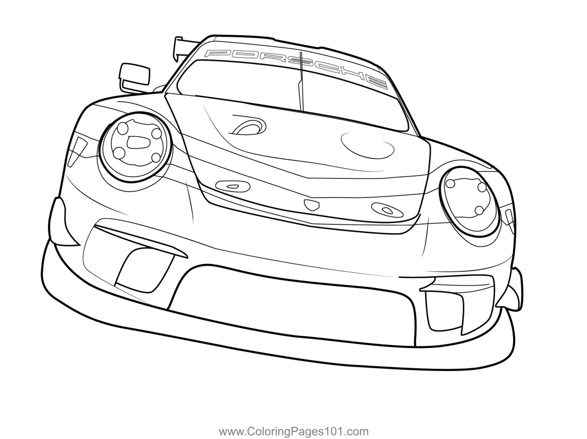 Racing Cars Coloring Pages 7