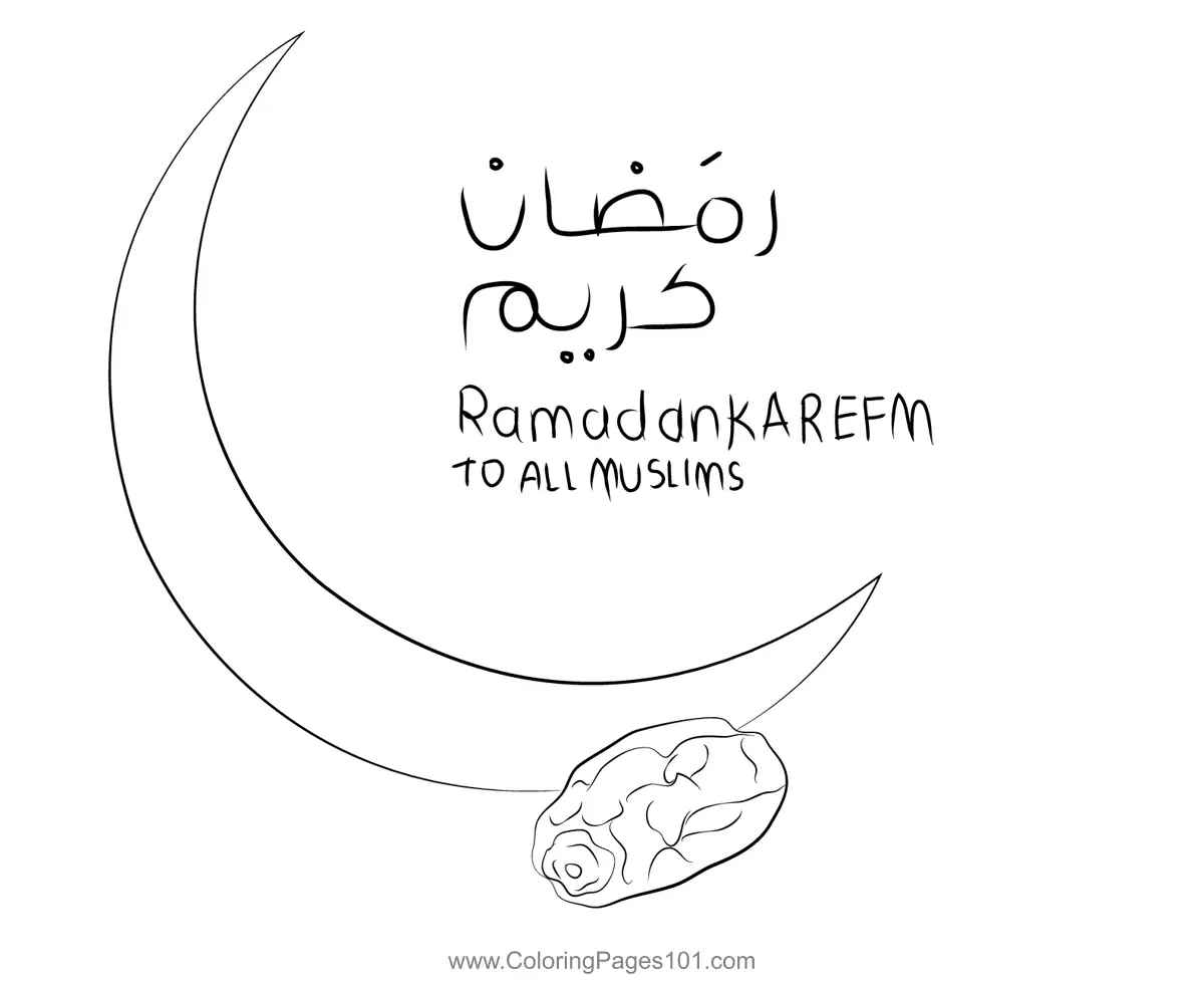 Ramadan Coloring Pages 3