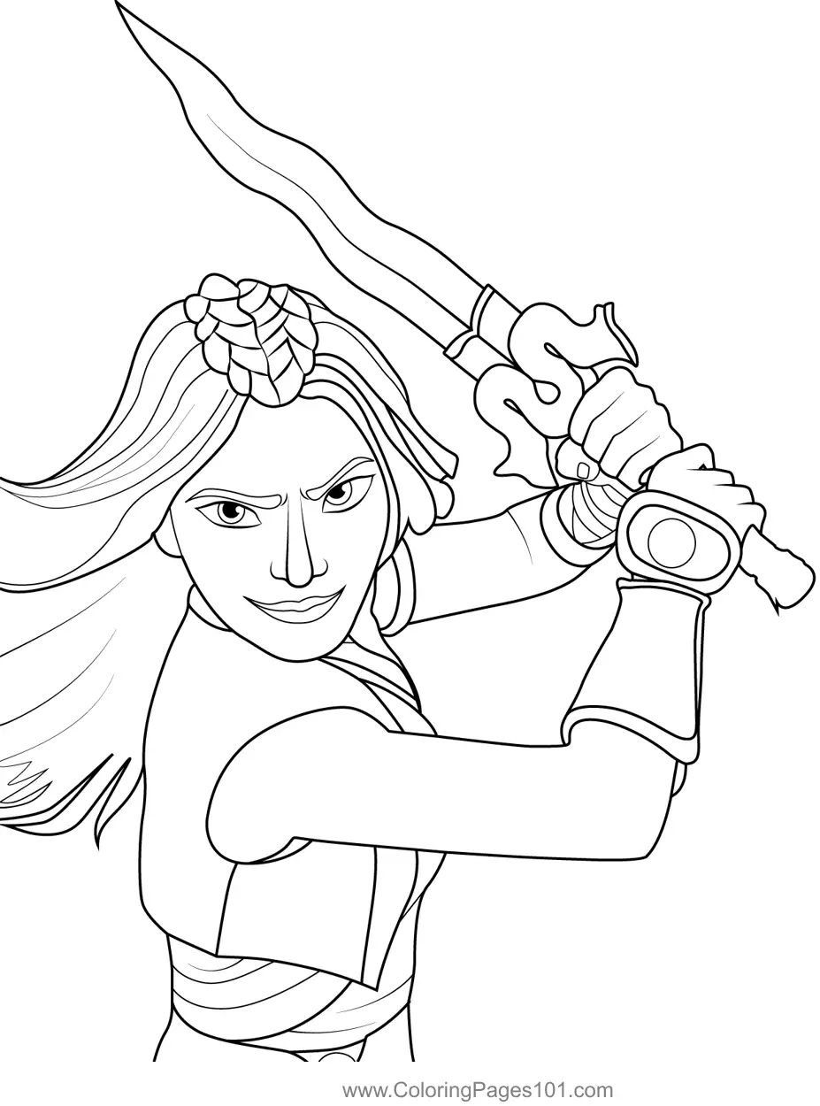 Raya Coloring Pages 11