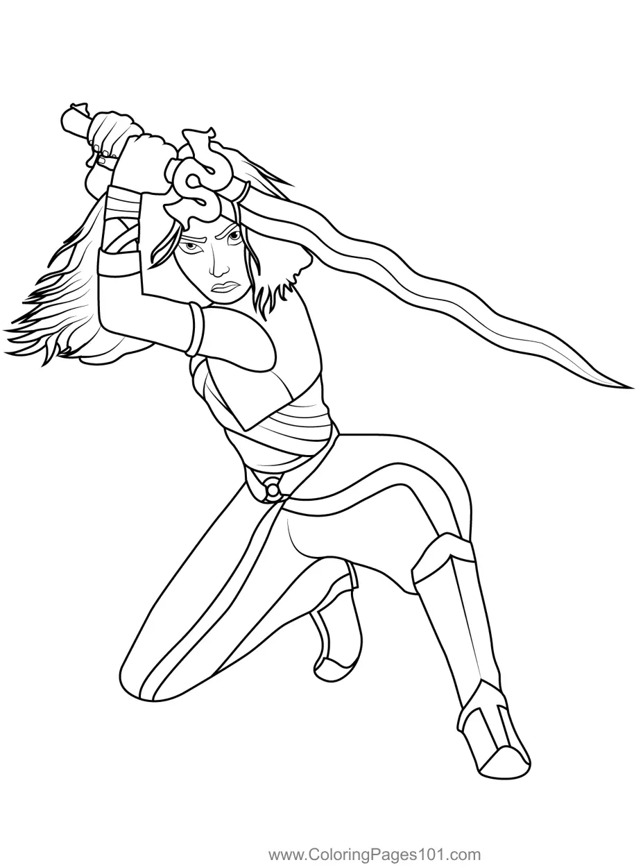 Raya Coloring Pages 5