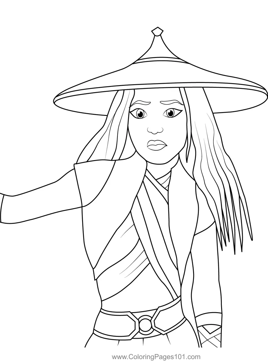 Raya Coloring Pages 6