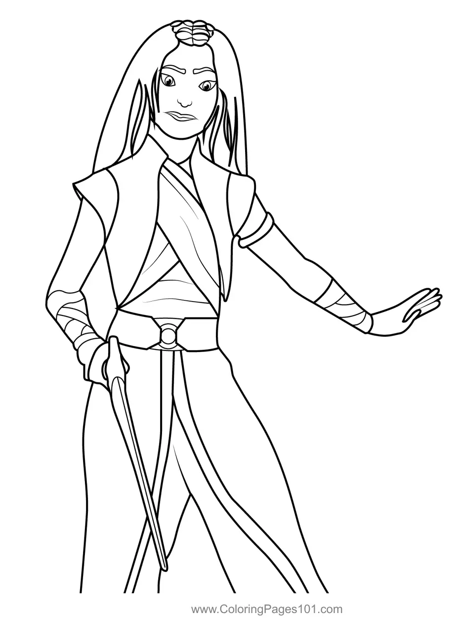 Raya Coloring Pages 9