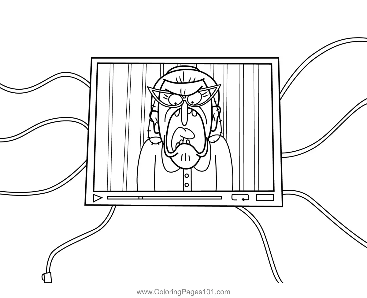Regular Show Coloring Pages 8