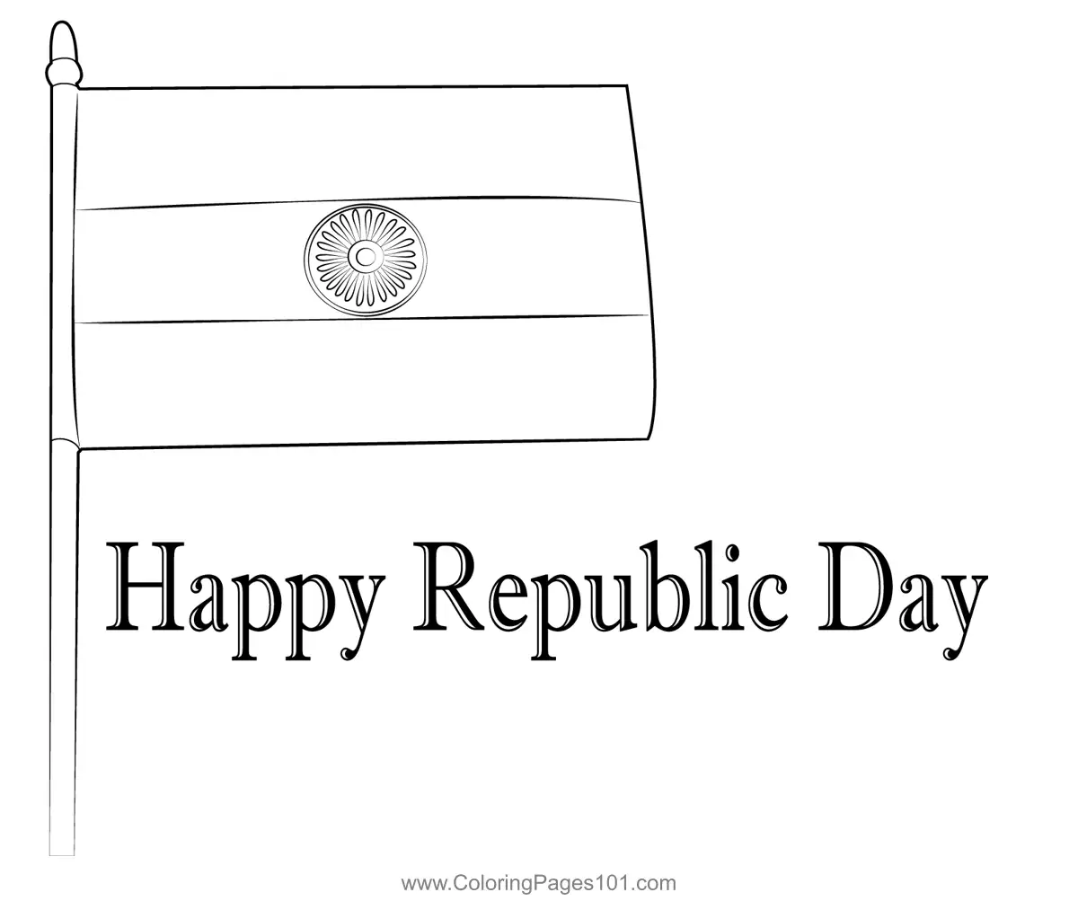Republic Day - India Coloring Pages 1