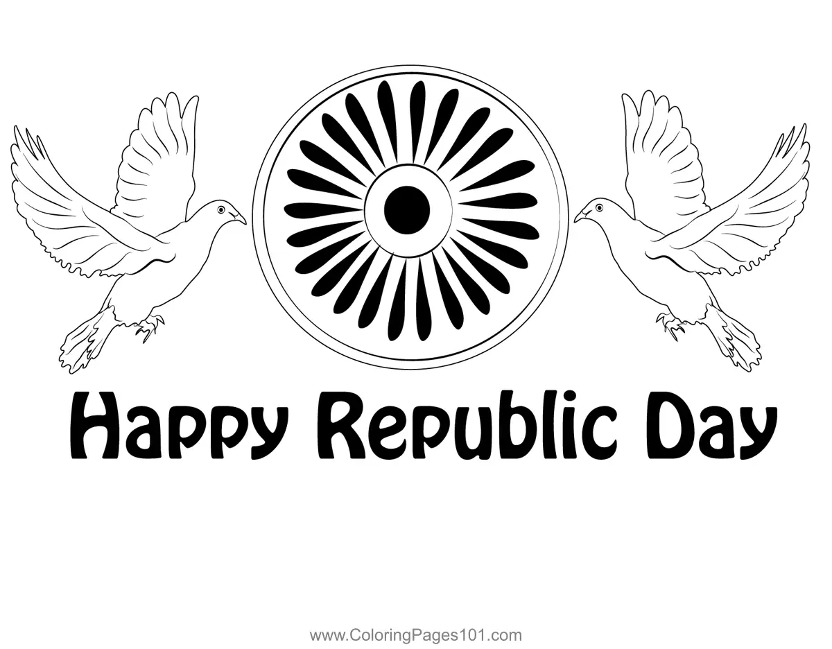 Republic Day - India Coloring Pages 2