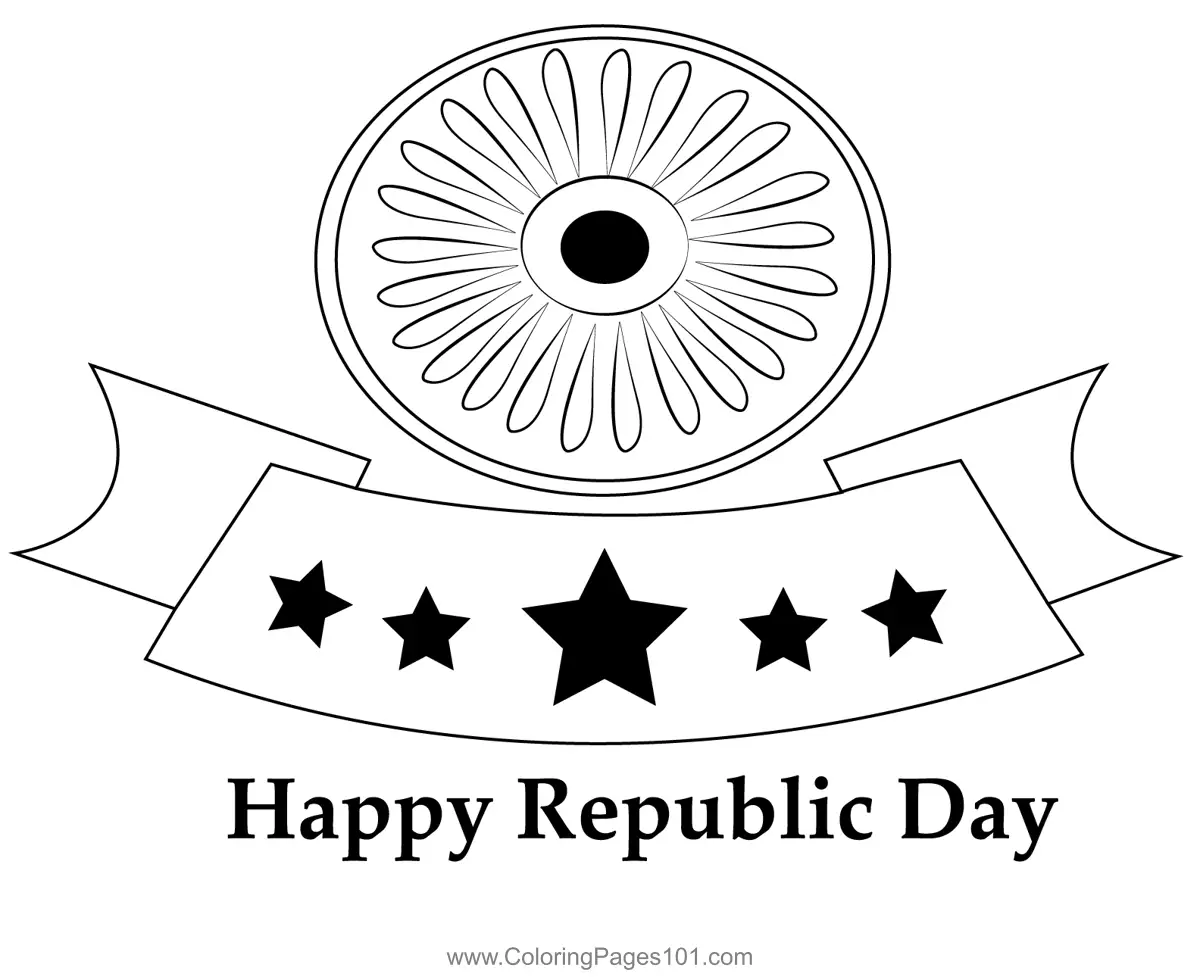 Republic Day - India Coloring Pages 4