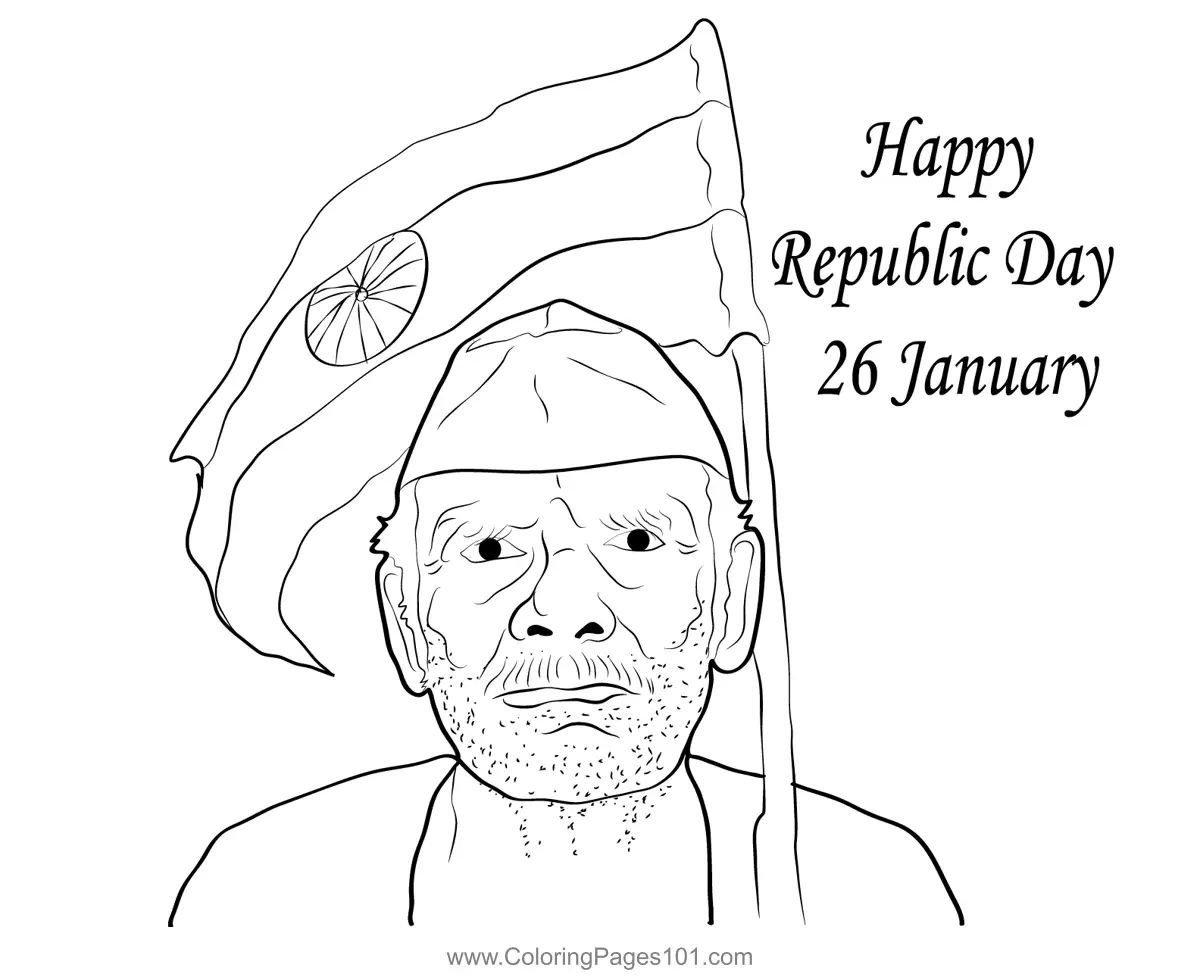 Republic Day - India Coloring Pages 6