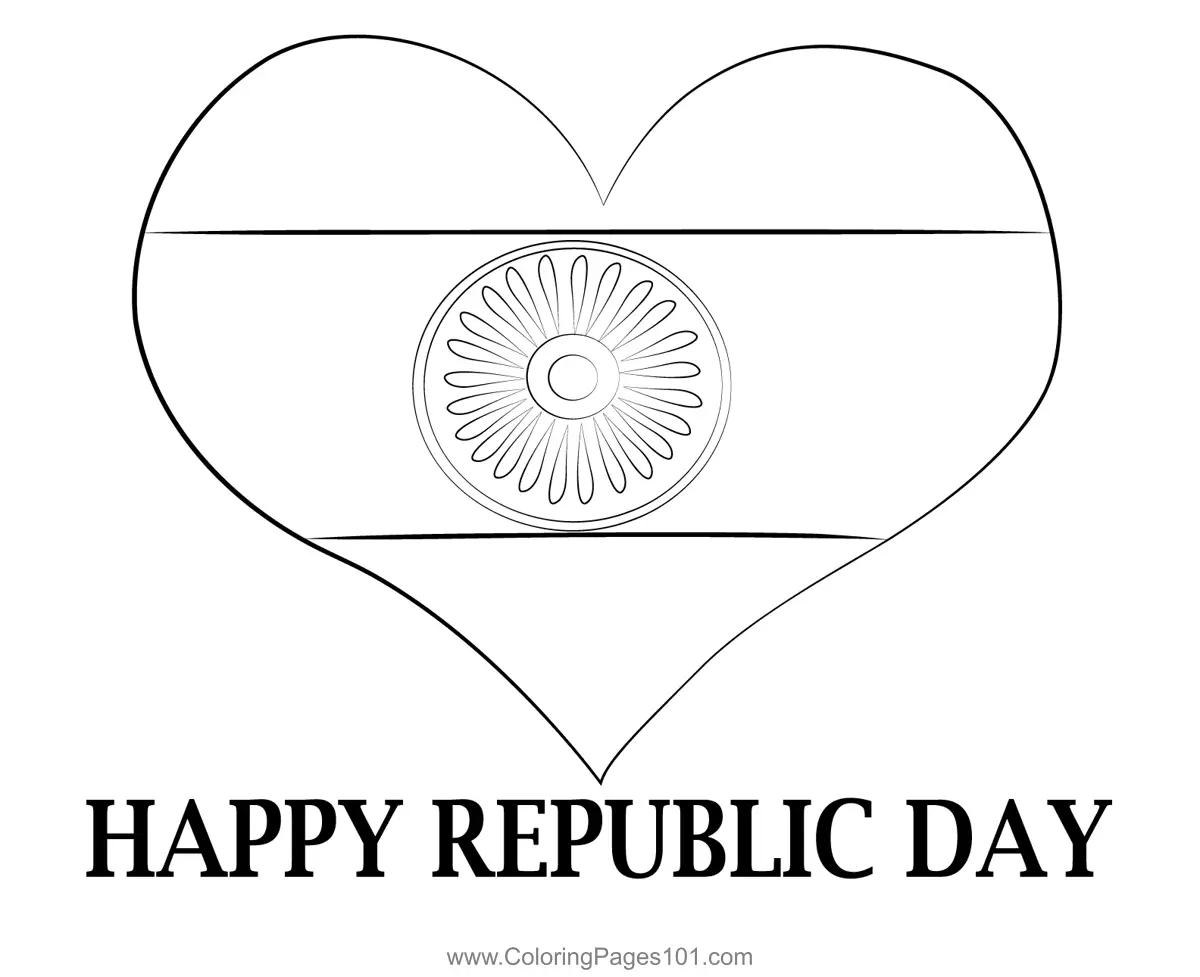 Republic Day - India Coloring Pages 8