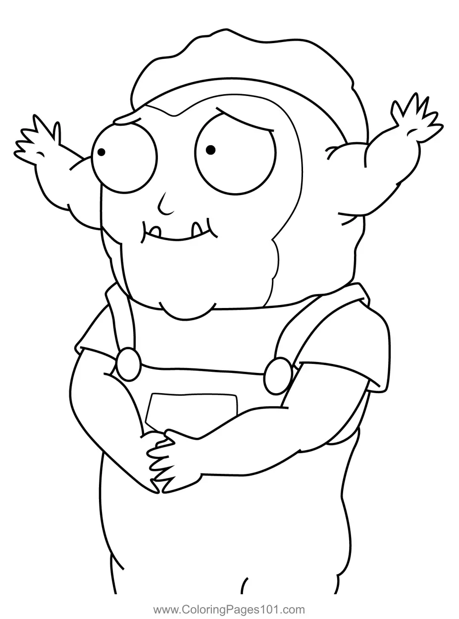 Rick and Morty Coloring Pages 2