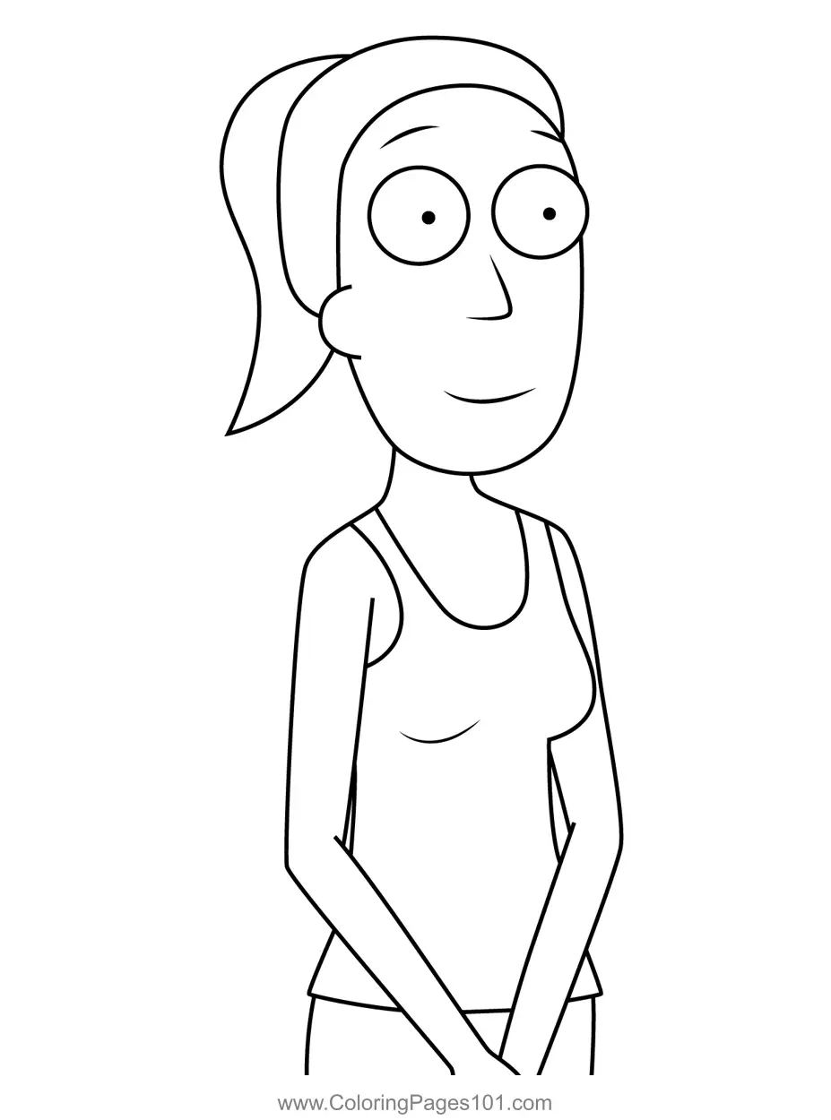 Rick and Morty Coloring Pages 3