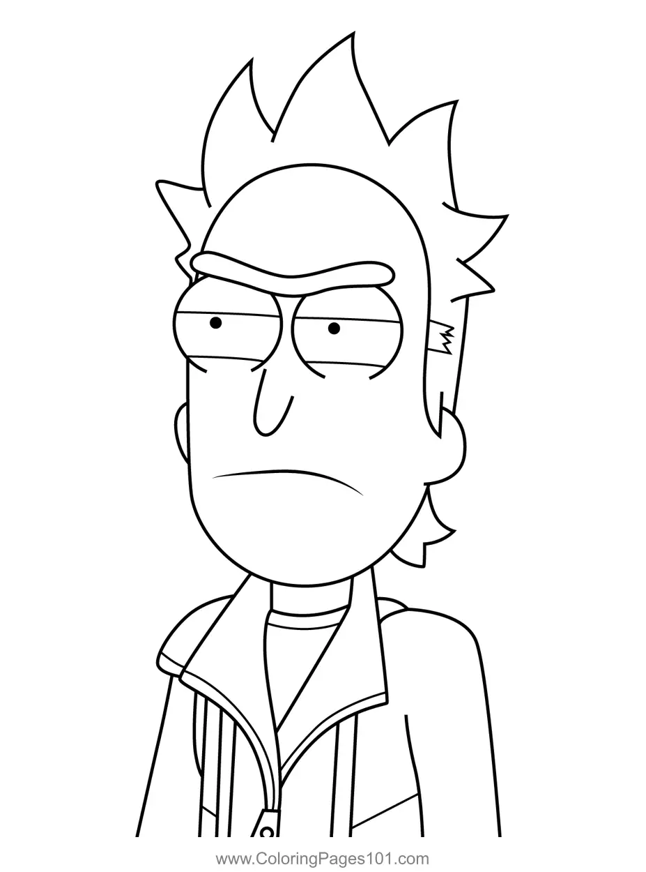Rick and Morty Coloring Pages 8