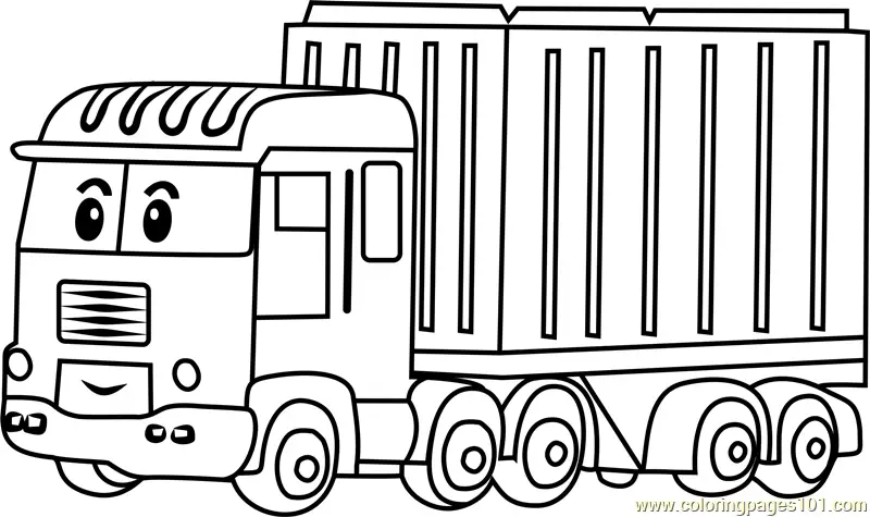 Robocar Poli Coloring Pages 1