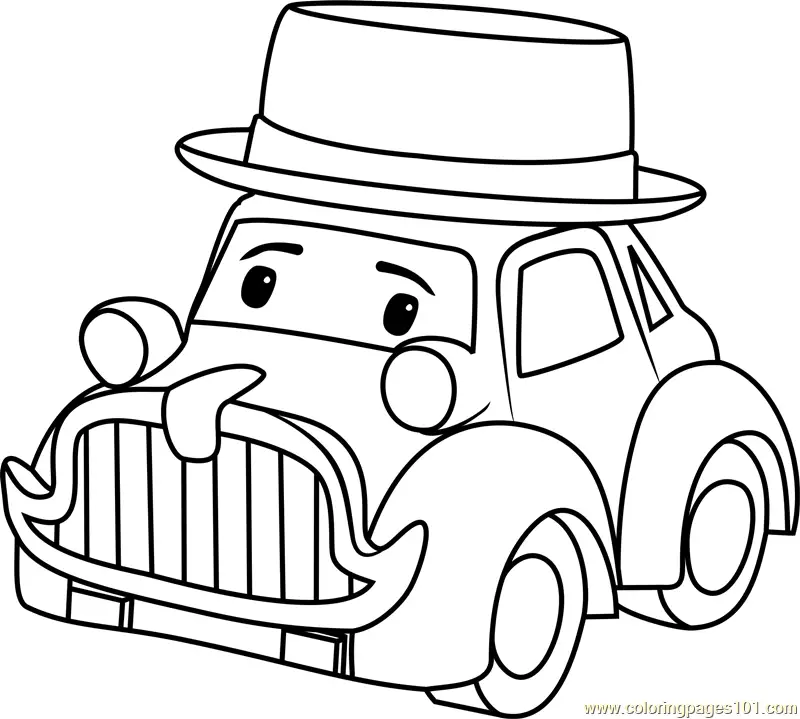Robocar Poli Coloring Pages 11