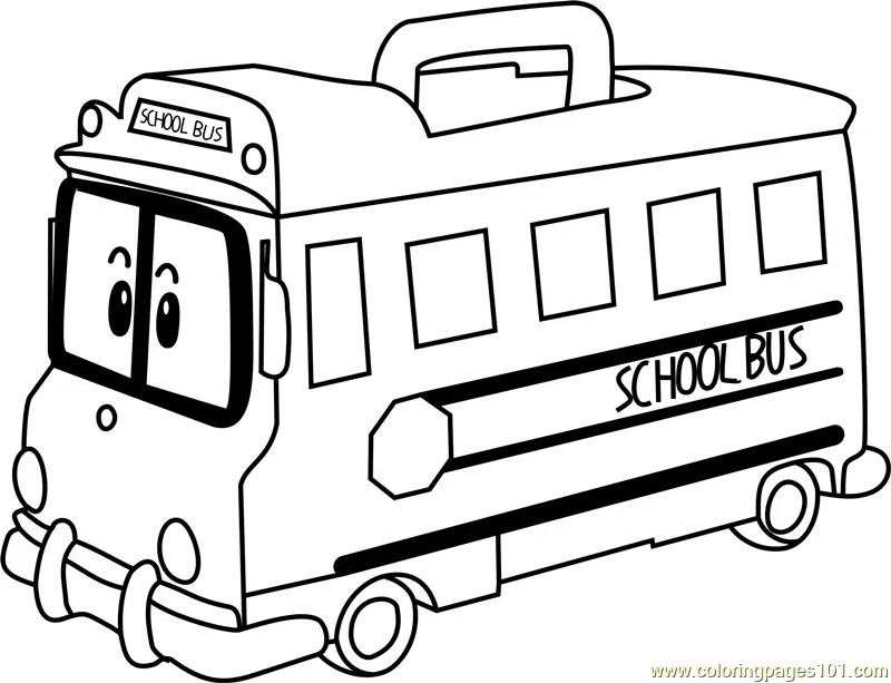 Robocar Poli Coloring Pages 3