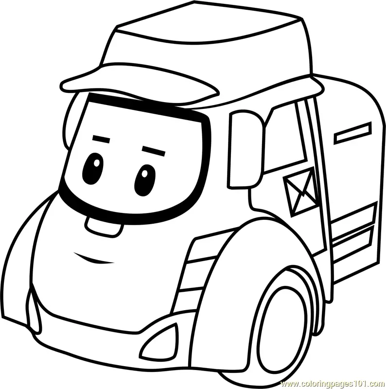 Robocar Poli Coloring Pages 7