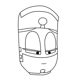 Robot Trains Coloring Pages 1