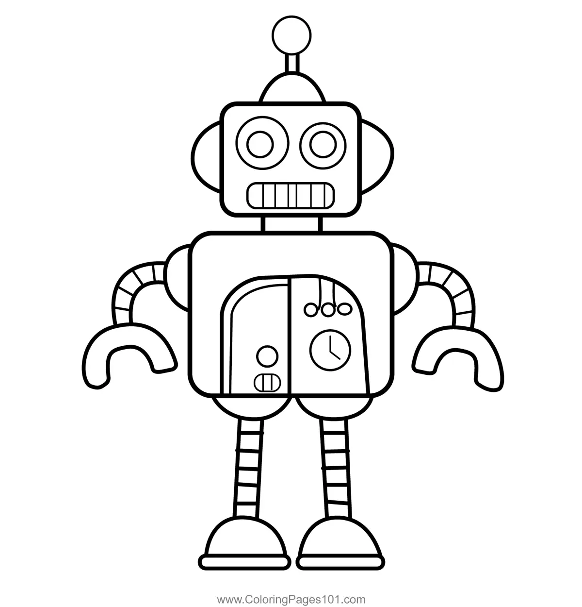 Robots Coloring Pages 10