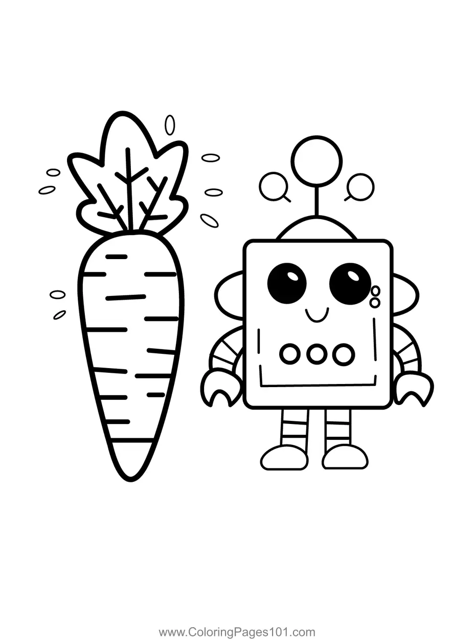 Robots Coloring Pages 7