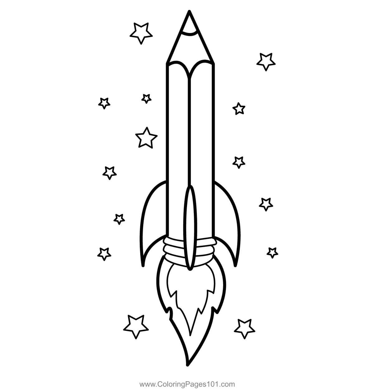 Rockets Coloring Pages 11