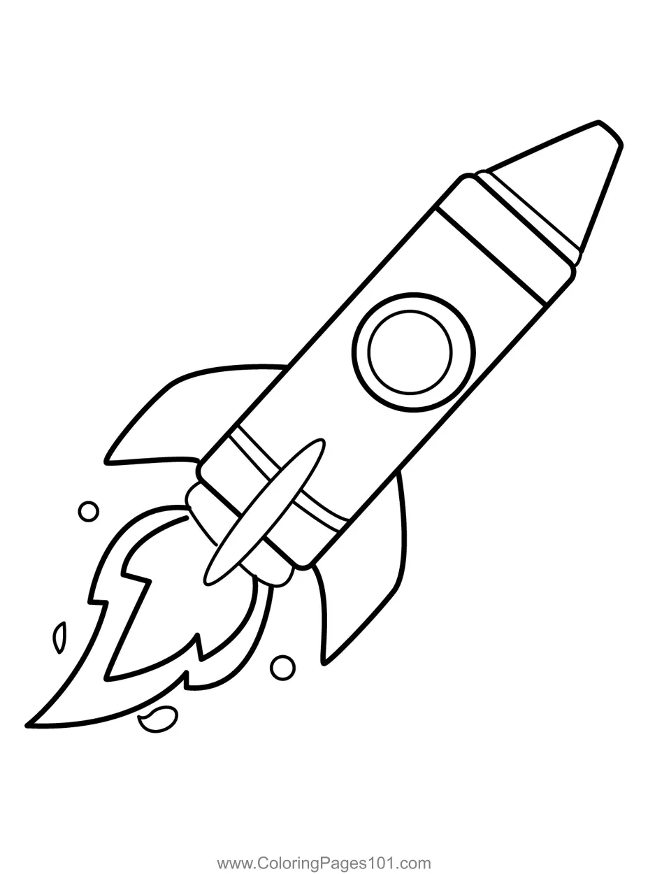 Rockets Coloring Pages 2