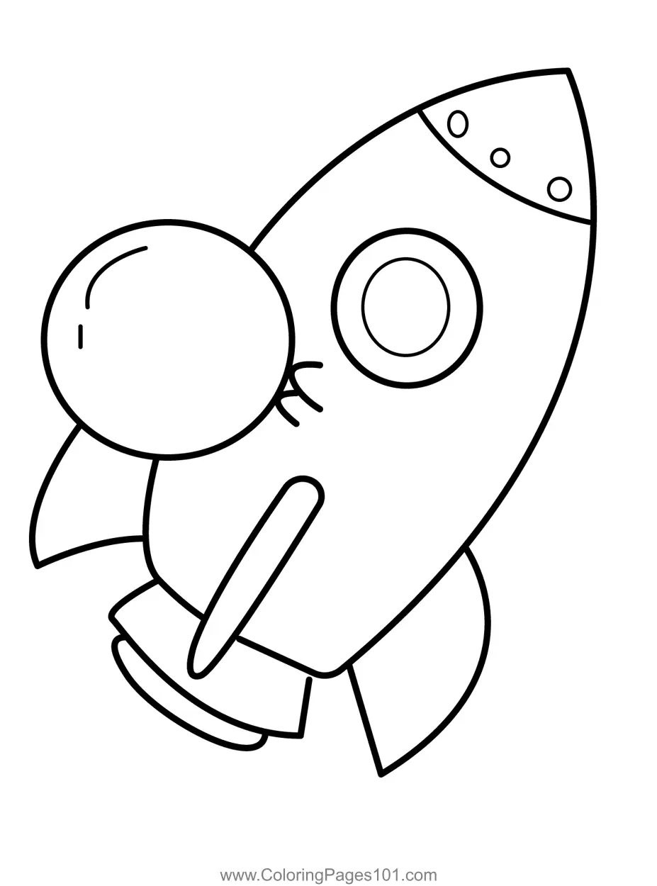 Rockets Coloring Pages 3