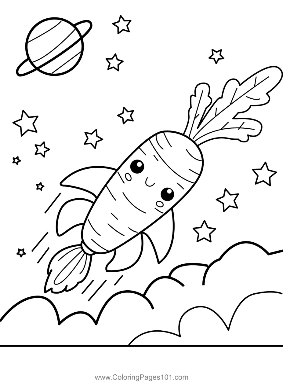 Rockets Coloring Pages 6